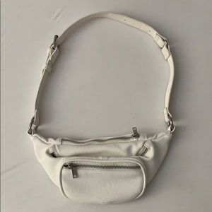Brandy Melville White Fanny pack